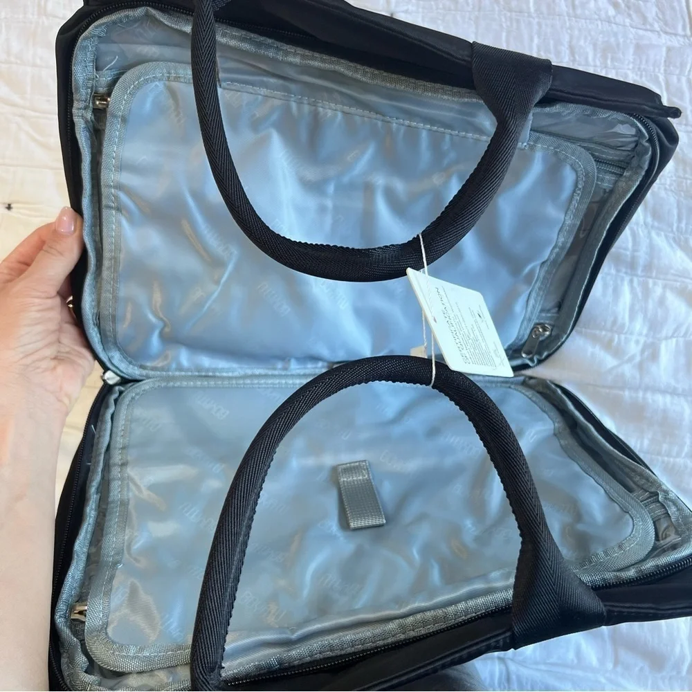 BOYATU Black Tote Makeup Bag